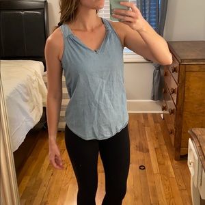 Old Navy - Chambray Sleeveless Blouse